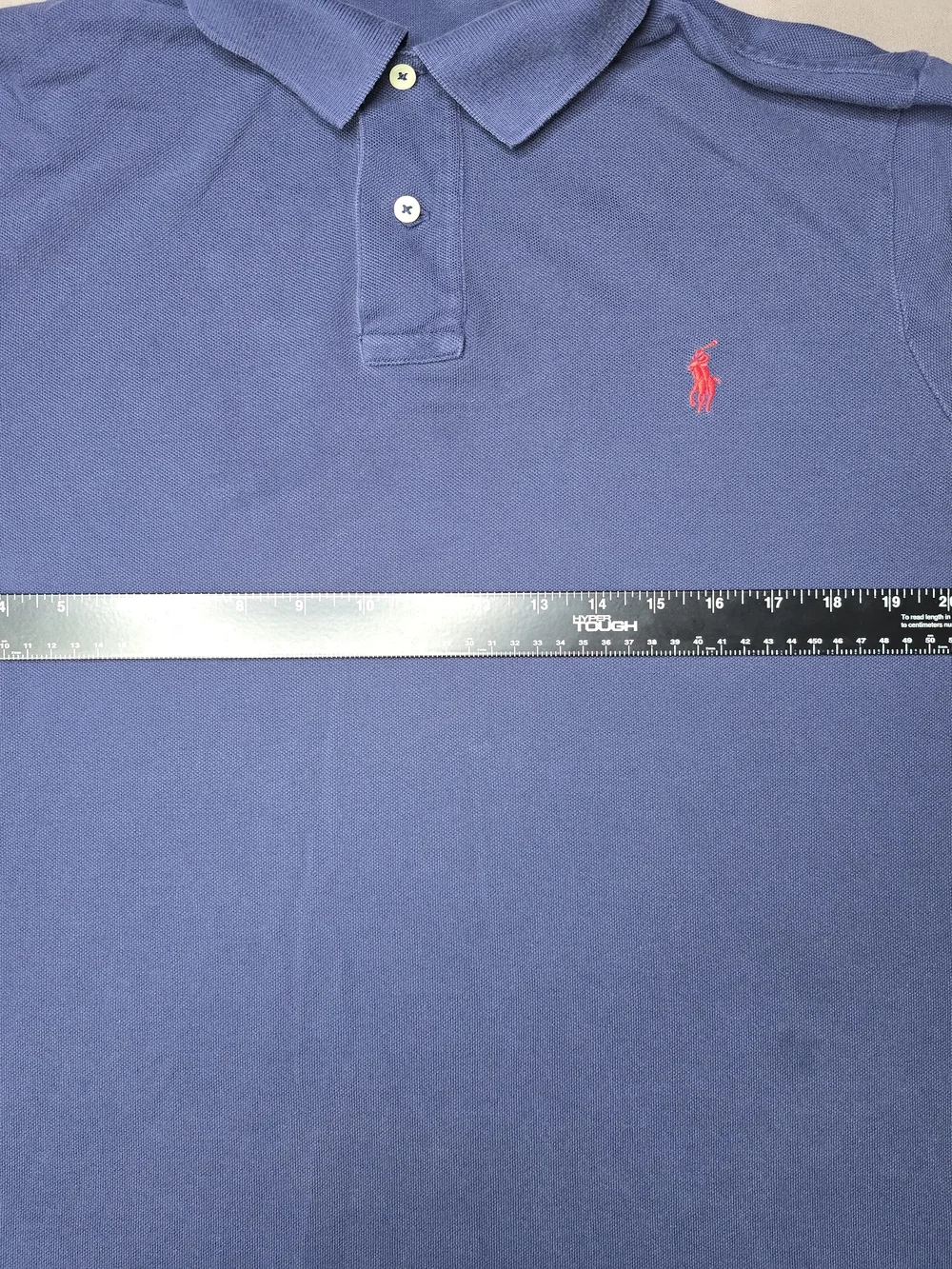 Polo by Ralph Lauren Navy Short-Sleeve Polo with Red Pony